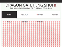 Tablet Screenshot of dragongatefengshui.com